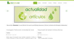 Desktop Screenshot of bionaturex.es