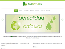 Tablet Screenshot of bionaturex.es